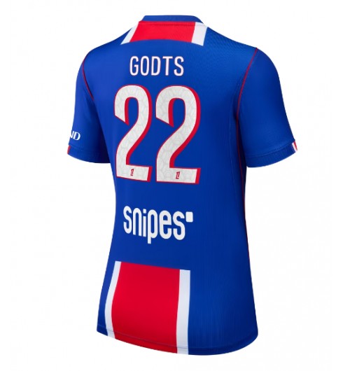 Paris Saint-Germain Mika Godts #22 Hjemmedrakt Dame 2026-27 Korte ermer Paris Saint-Germain Mika Godts #22 Hjemmedrakt Dame 2026-27 Korte ermer